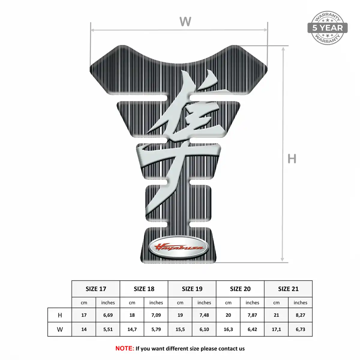 Suzuki Tank Guard Fuse Motorbike Refined Design