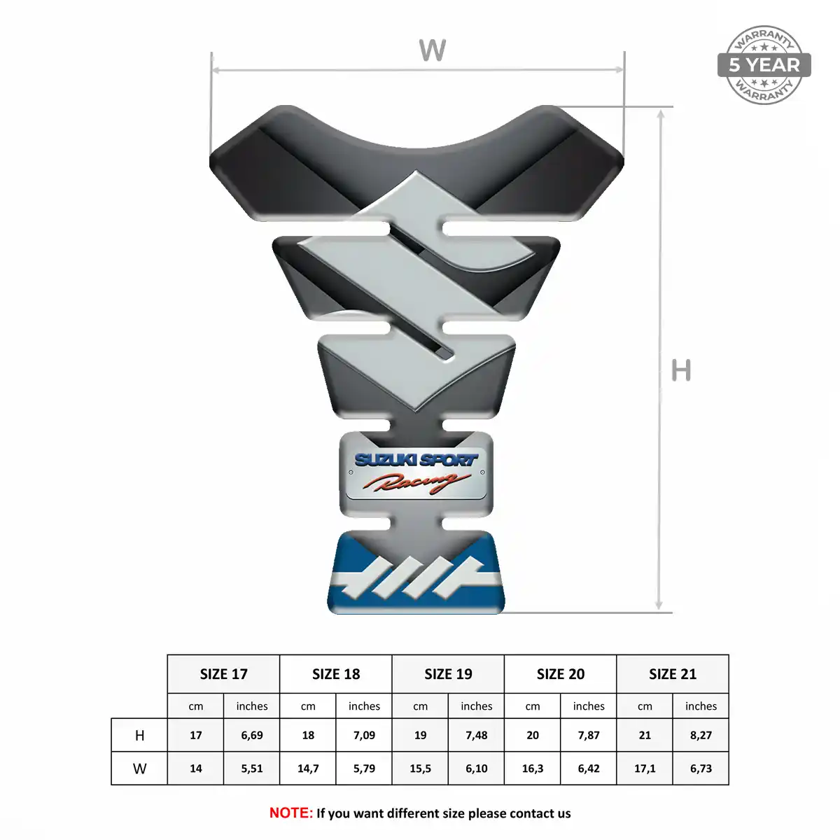 Suzuki Tank Guard Fuse Motorcycle Elite Edition