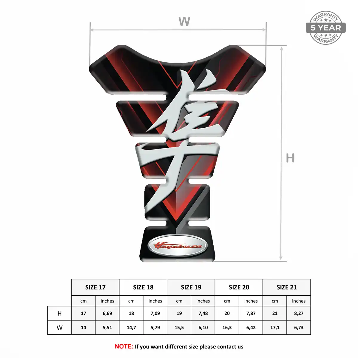 Suzuki Tank Guard Fuse Motorcycle Elite Finish