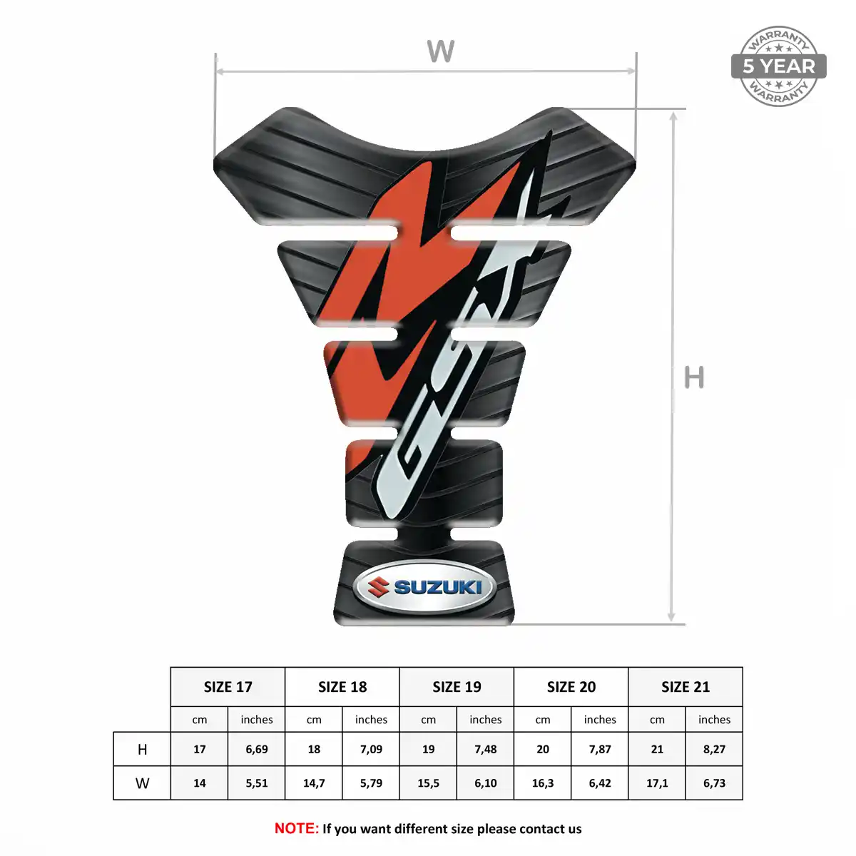 Suzuki Tank Guard Motorbike Prime Quality