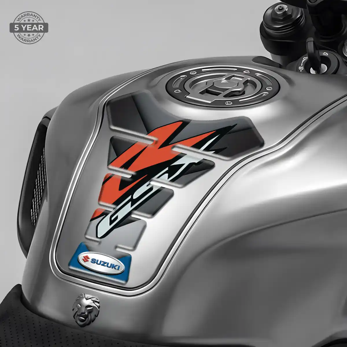 Suzuki Tank Guard Motorbike Sleek Style