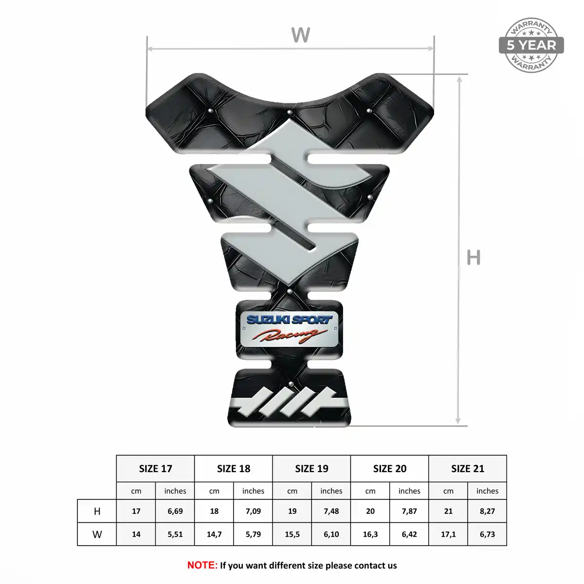 Suzuki Tank Guard Motorcycle Exclusive Series