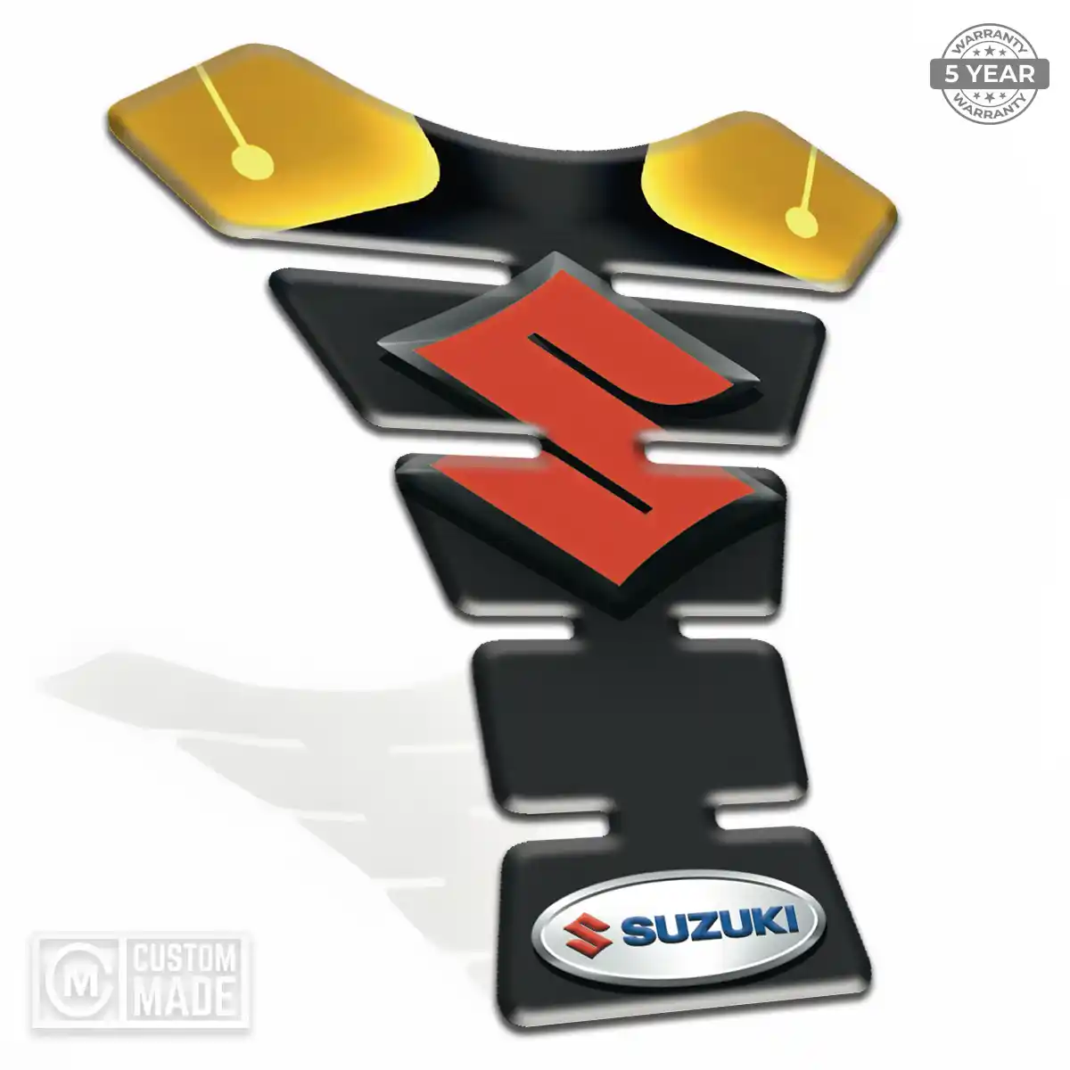 Suzuki Tank Guard Motorcycle Sleek Style