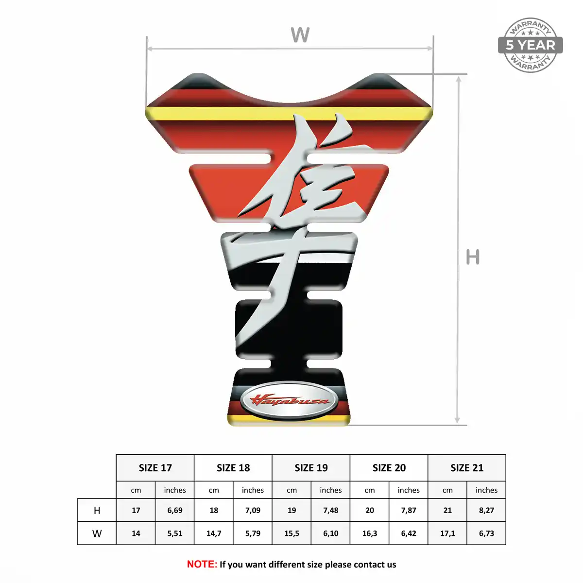 Suzuki Tank Guard Pad Motorbike Sleek Style