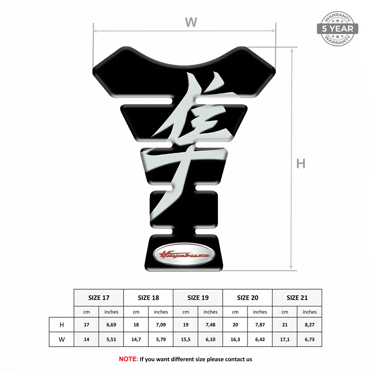 Suzuki Tank Guard Pads Elite Finish