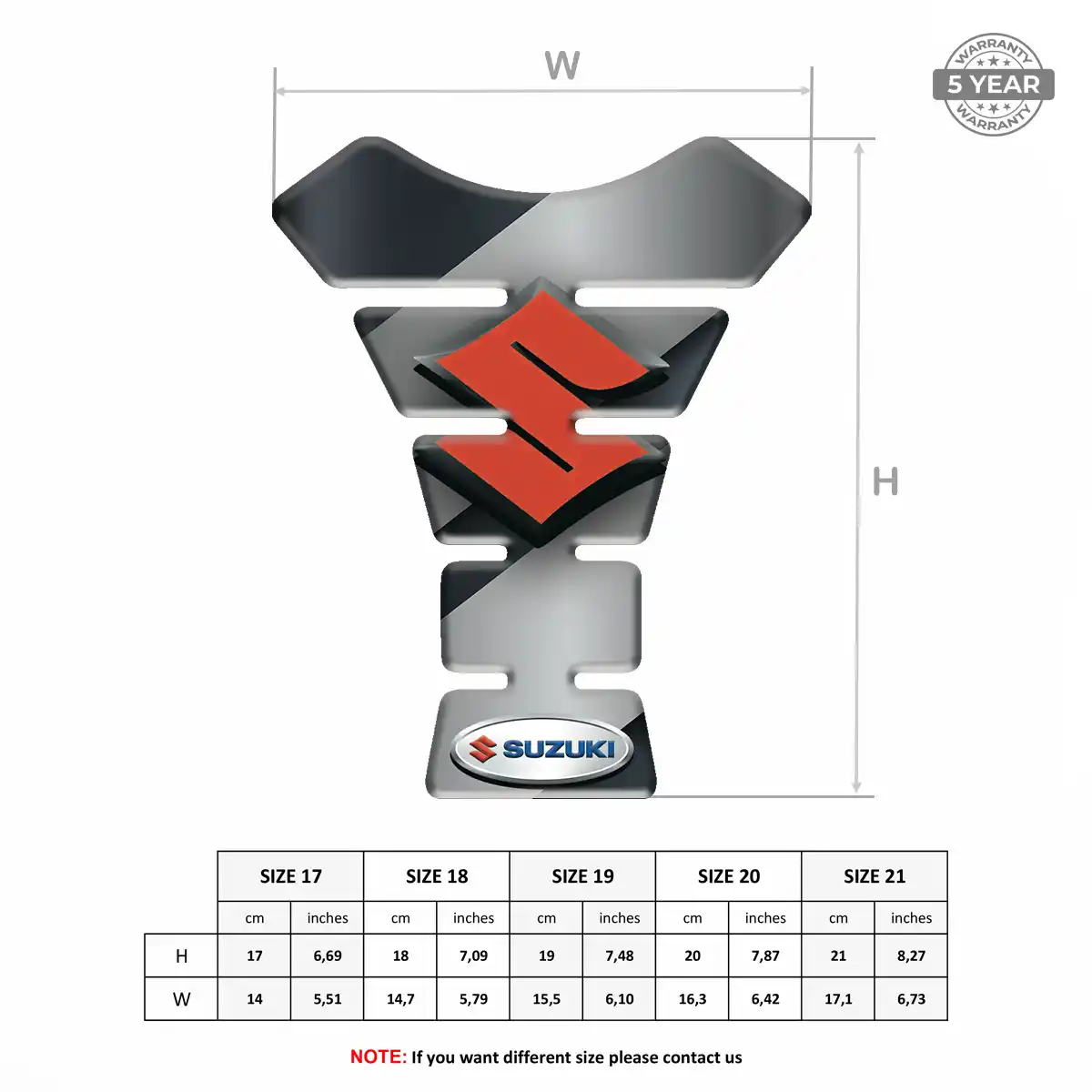 Suzuki Tank Guard Pads Exclusive Series