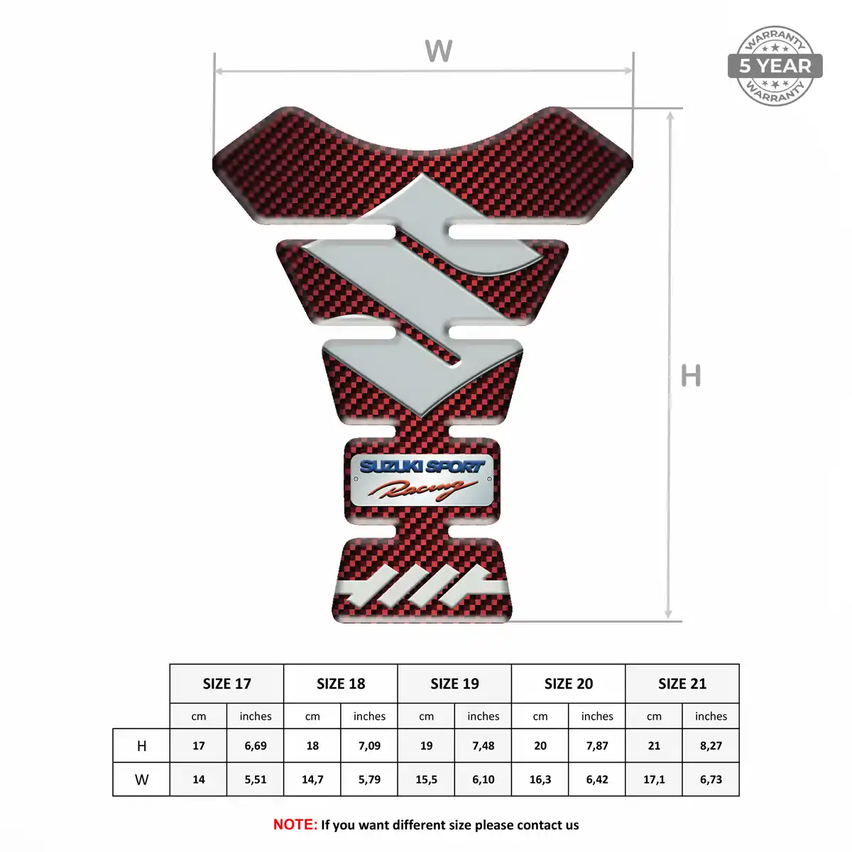Suzuki Tank Guard Pads Motorbike Prime Quality