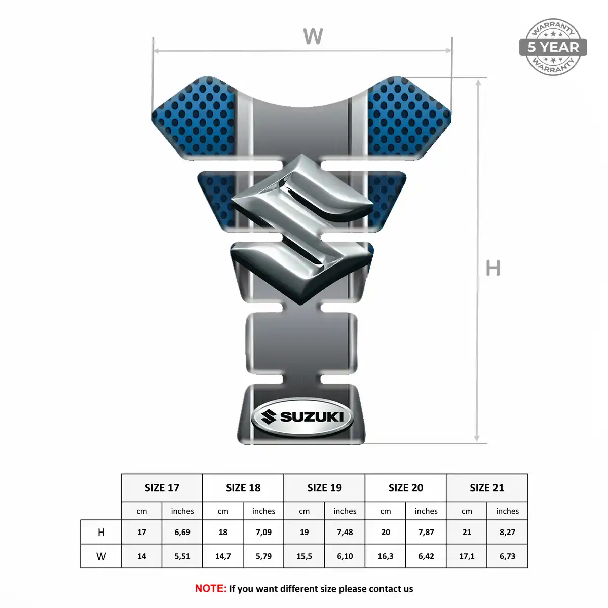 Suzuki Tank Guard Pads Motorcycle Prime Quality