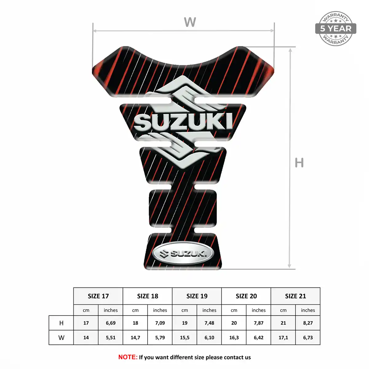 Suzuki Tank Guard Pads Prime Quality