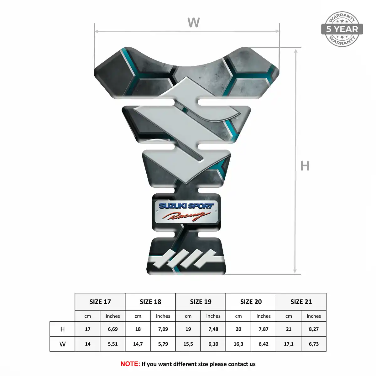 Suzuki Tank Guard Protector Deluxe Edition