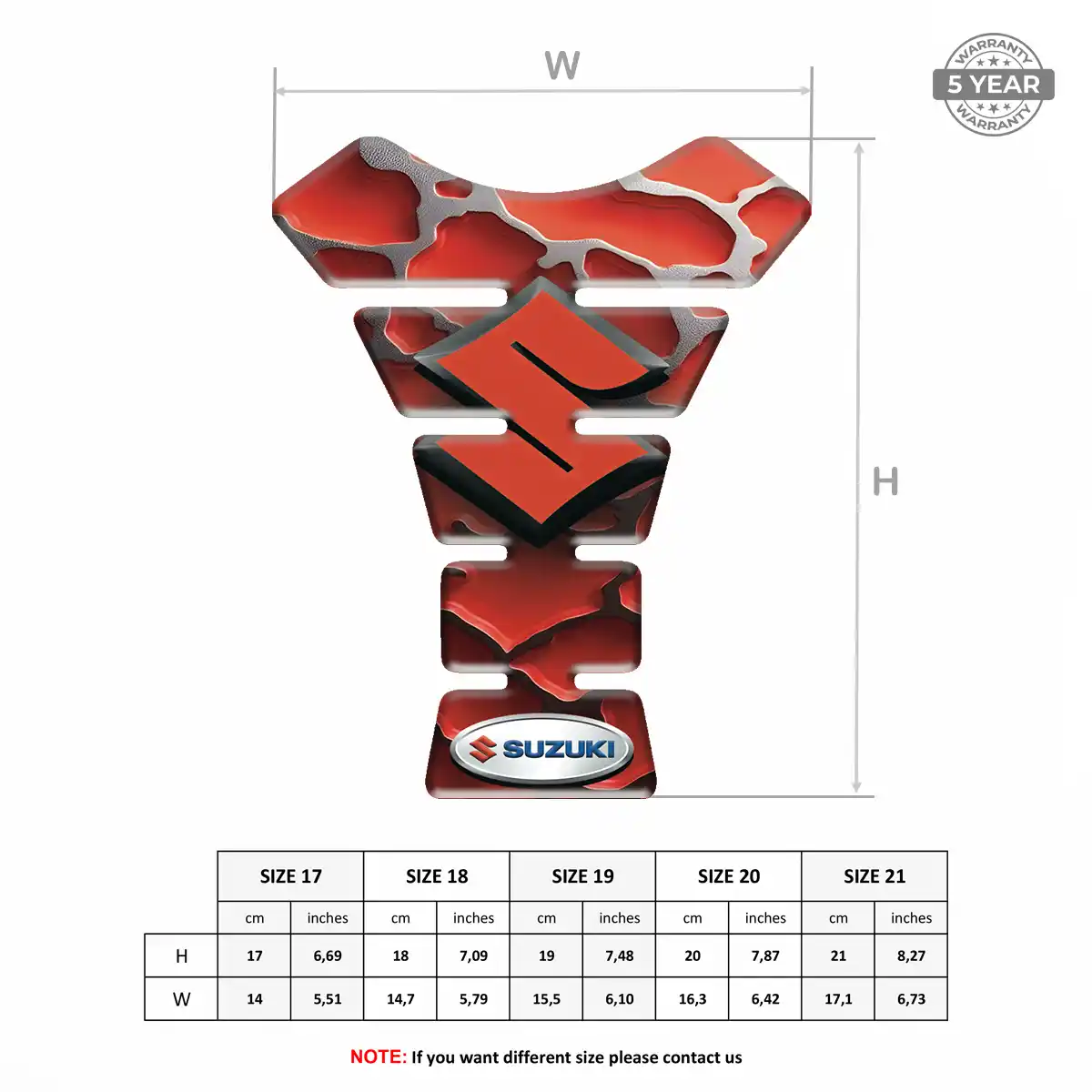 Suzuki Tank Guard Protector Exclusive Series