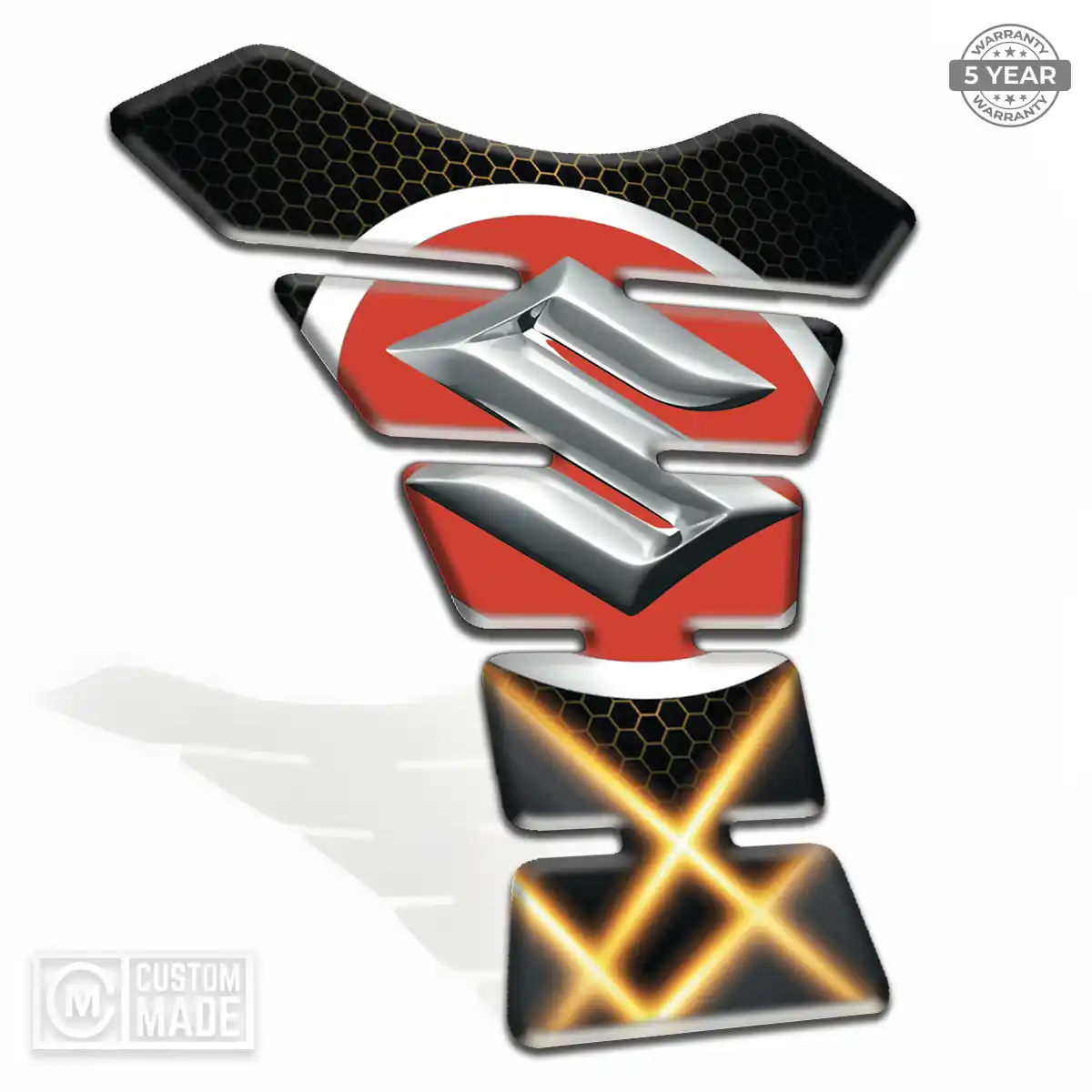 Suzuki Tank Guard Protector Motorcycle Elite Finish