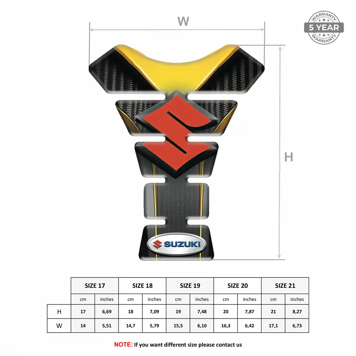 Suzuki Tank Guard Protector Prime Quality