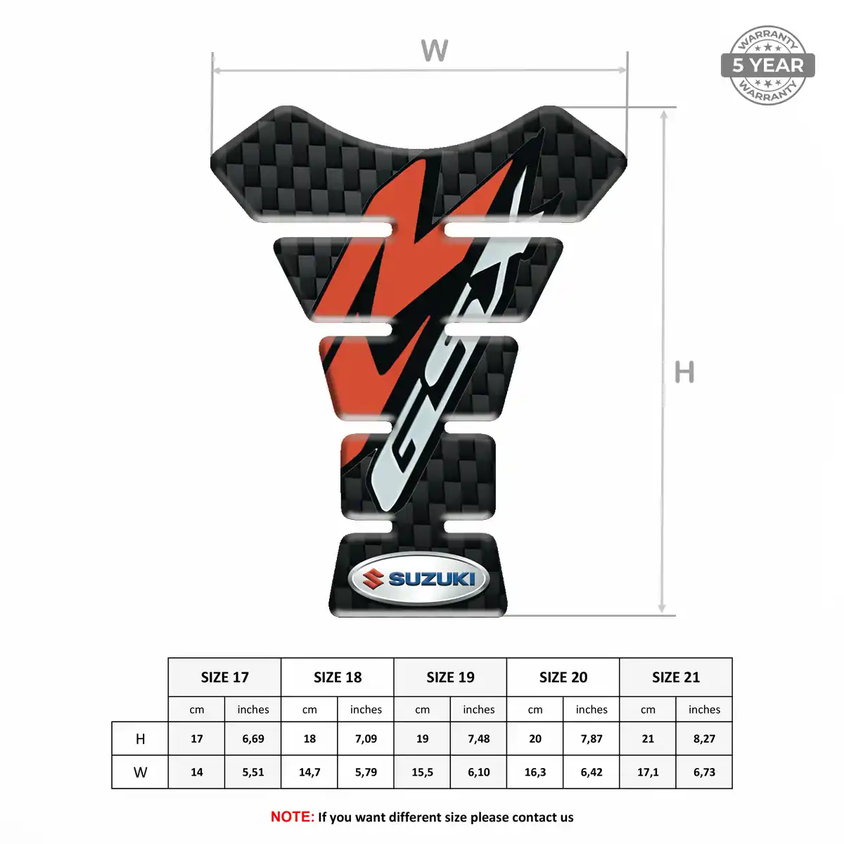 Suzuki Tank Guard Protector Superior Craft