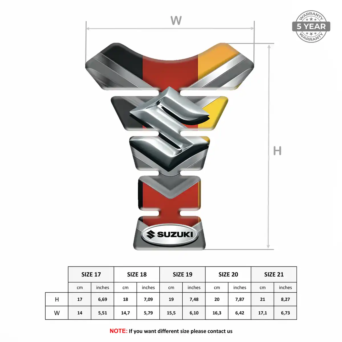 Suzuki Tank Guard Signature Grade