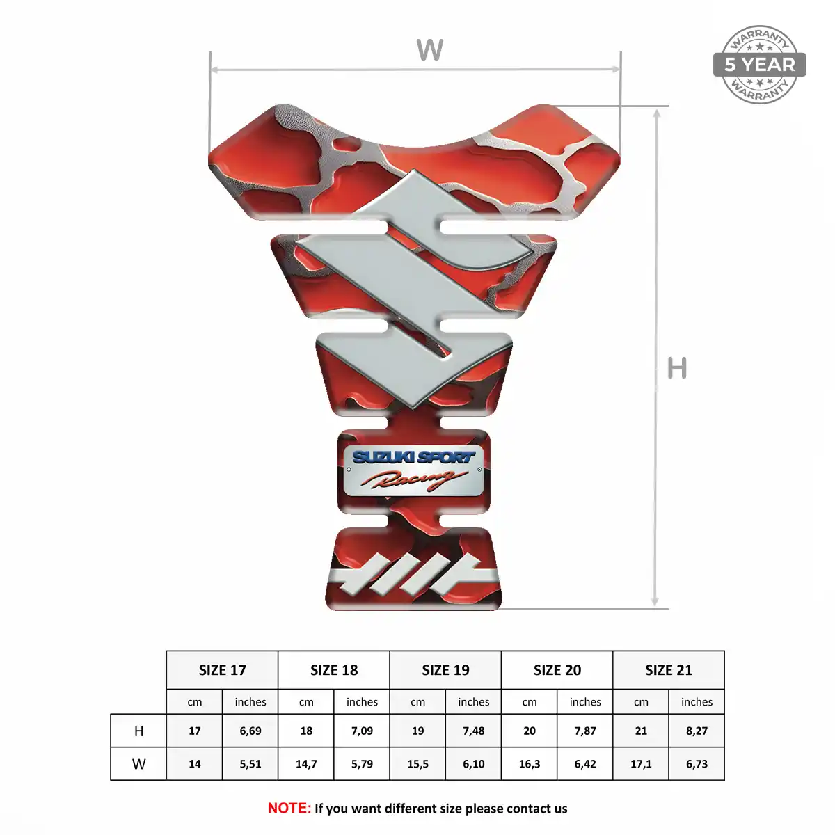 Suzuki Tank Guards Motorbike Exclusive Series