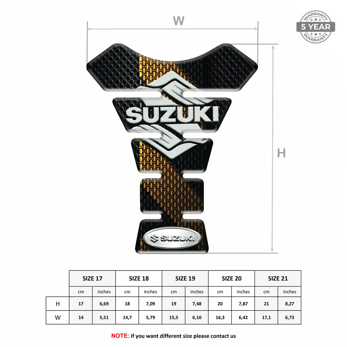 Suzuki Tank Guards Motorcycle Elite Edition