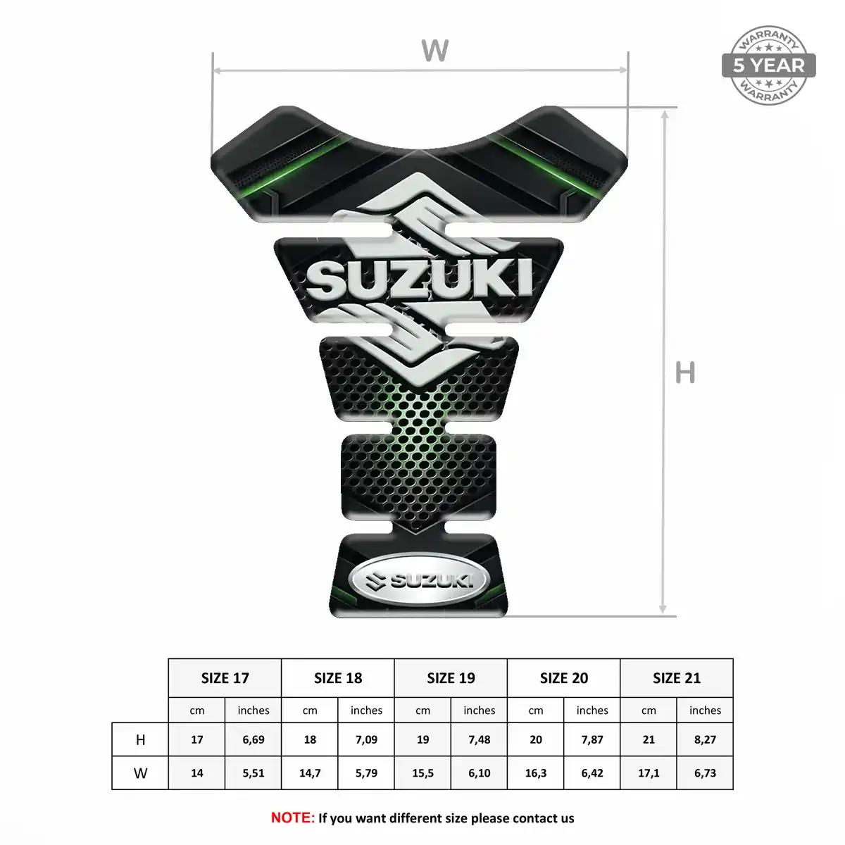 Suzuki Tank Knee Pad Exclusive Series