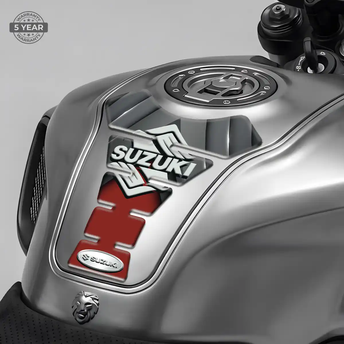 Suzuki Tank Knee Pad Refined Design
