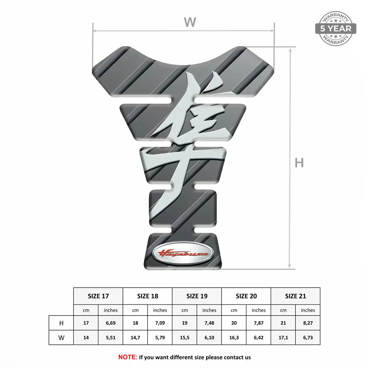 Suzuki Tank Knee Pad Superior Craft