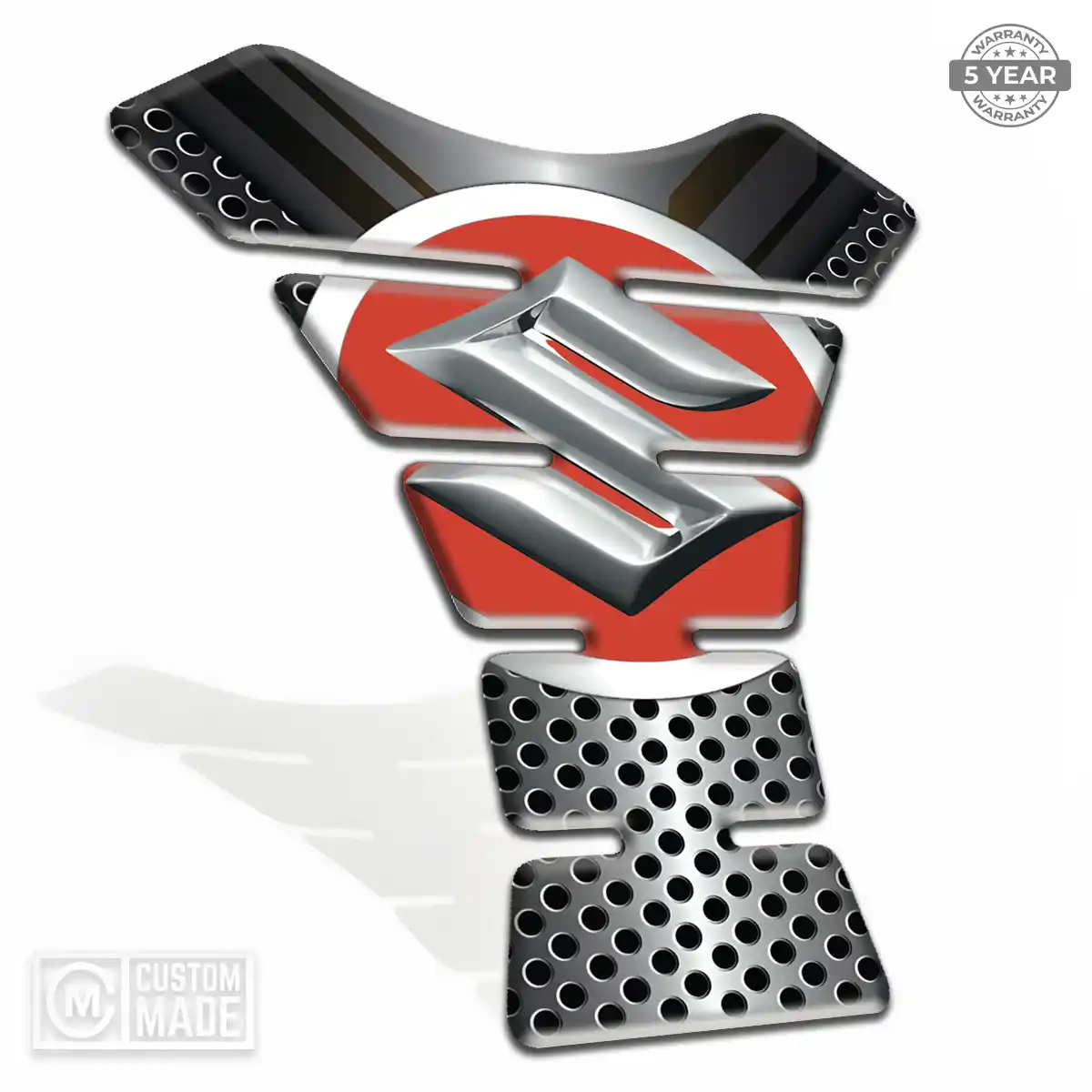 Suzuki Tank Pad Fuse Motorbike Sleek Style