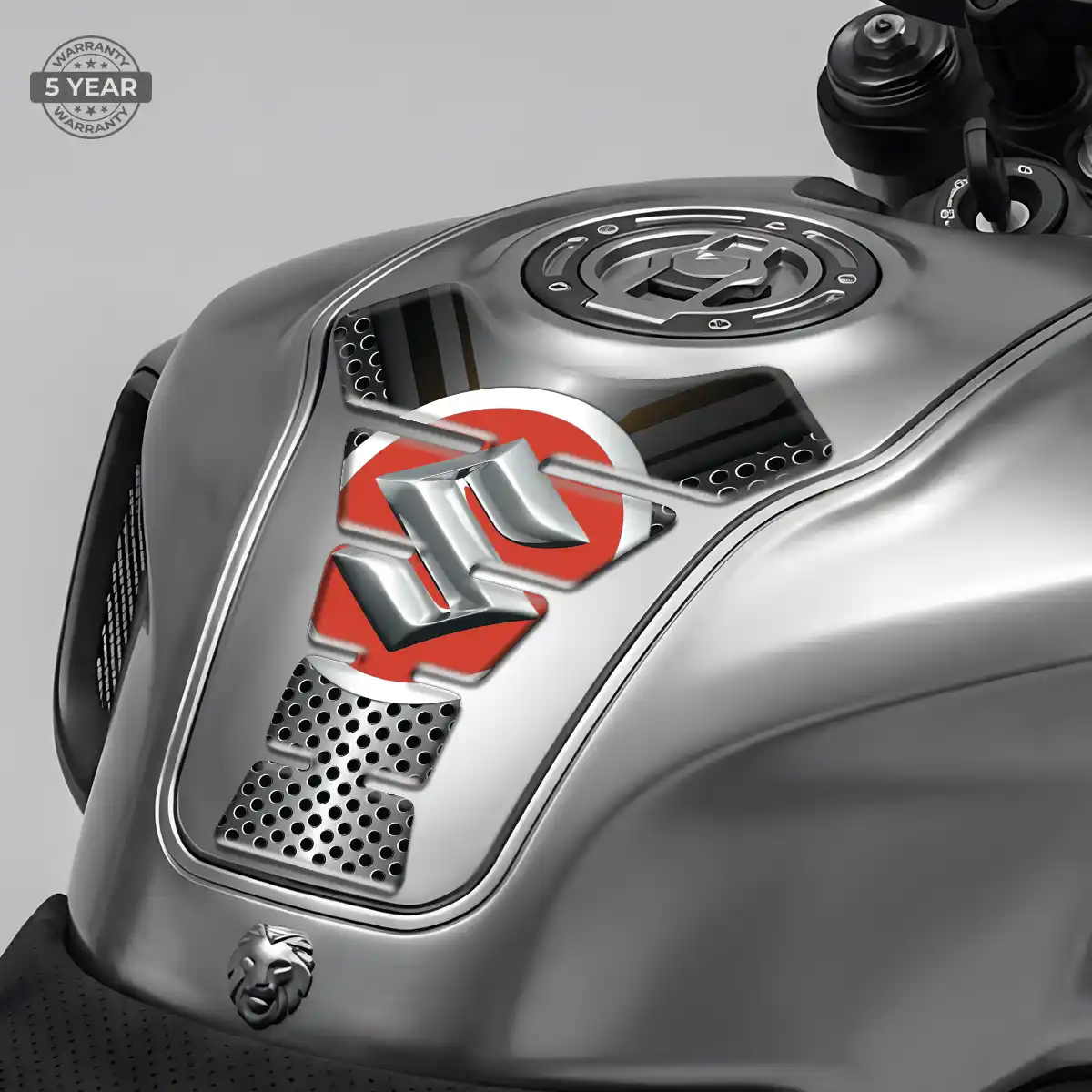 Suzuki Tank Pad Fuse Motorbike Sleek Style