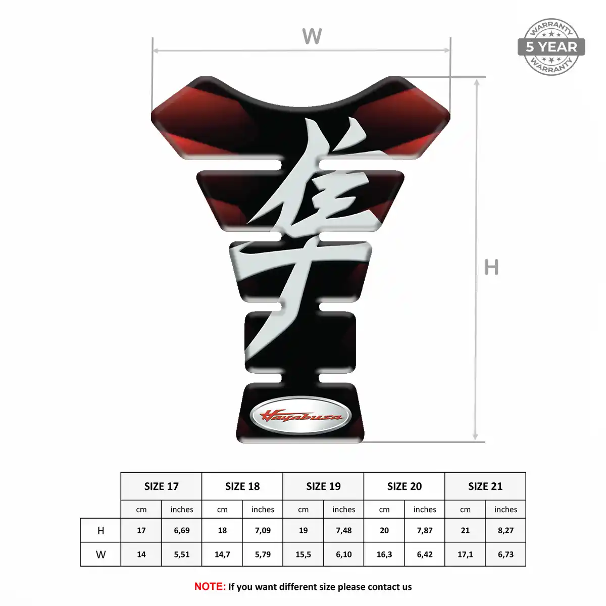 Suzuki Tank Pad Fuse Motorcycle Superior Craft