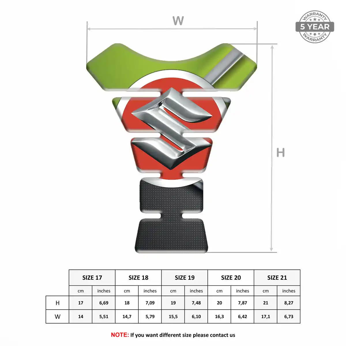 Suzuki Tank Pad Fuse Signature Grade