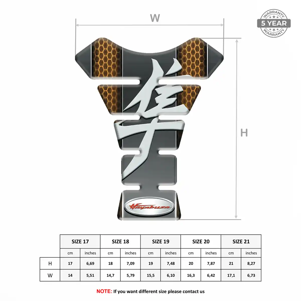 Suzuki Tank Pad Guard Deluxe Edition