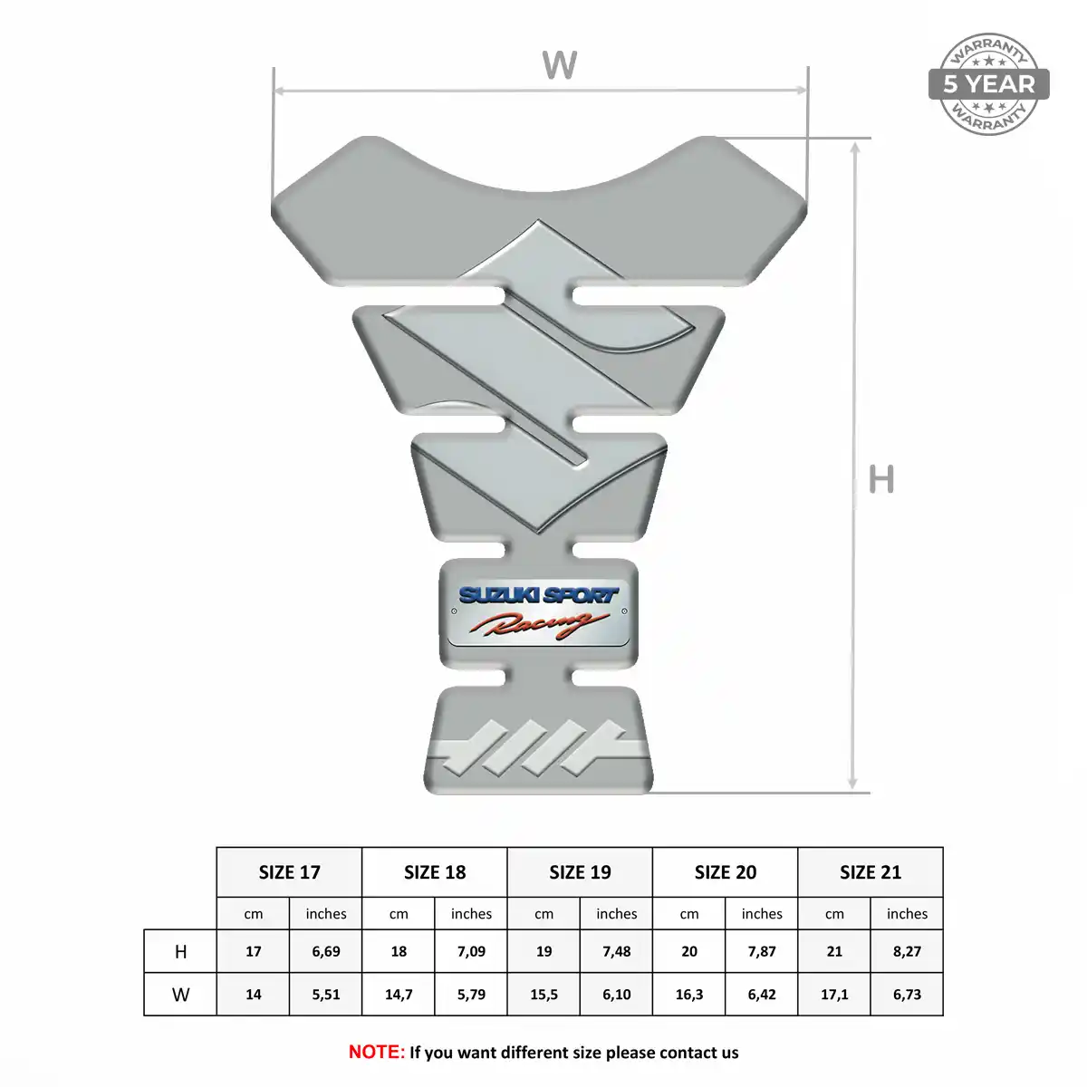 Suzuki Tank Pad Guard Elite Edition