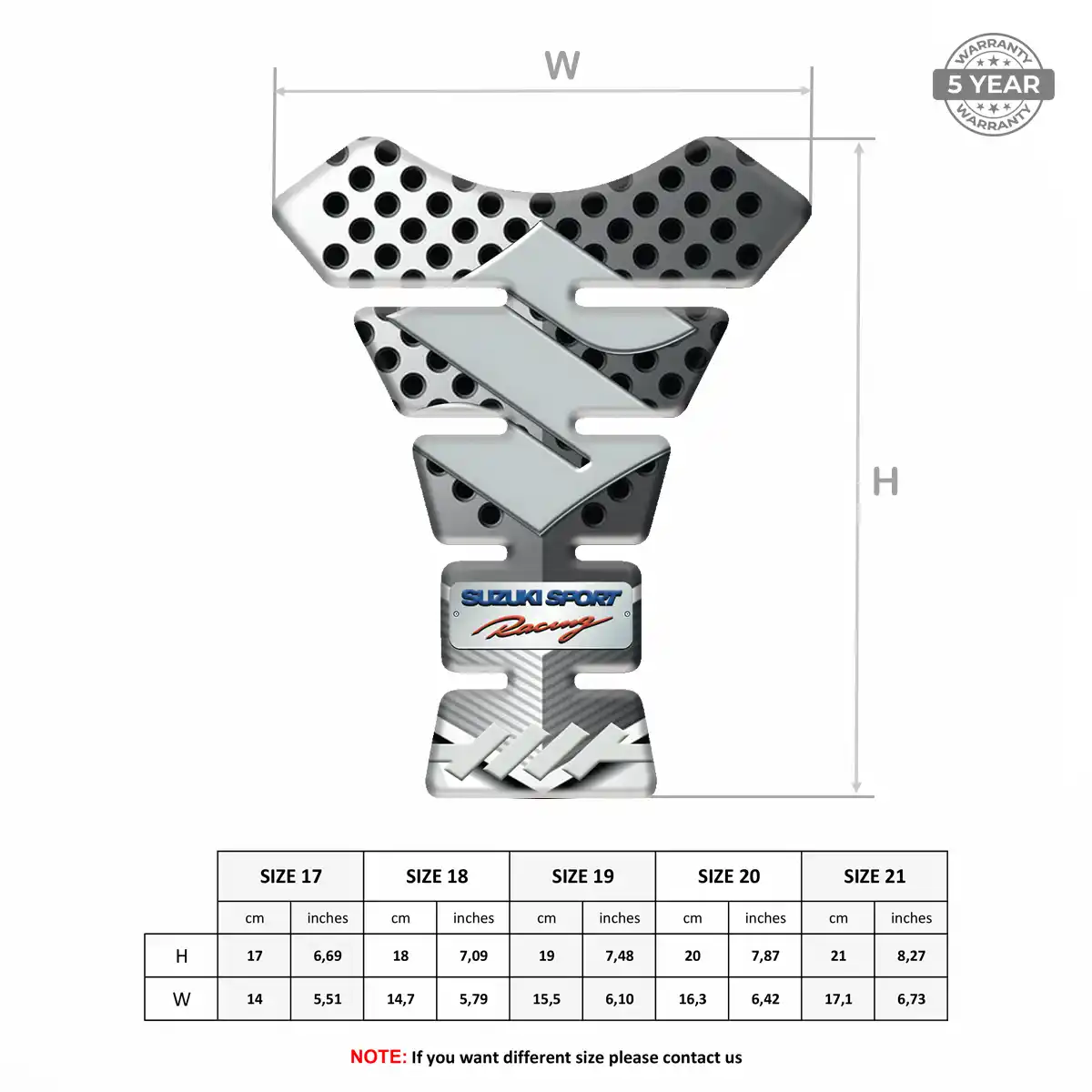 Suzuki Tank Pad Guard Exclusive Series