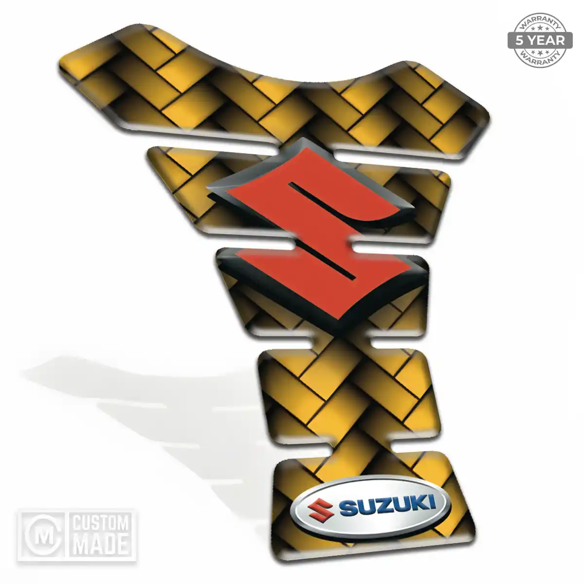 Suzuki Tank Pad Guard Motorcycle Sleek Style