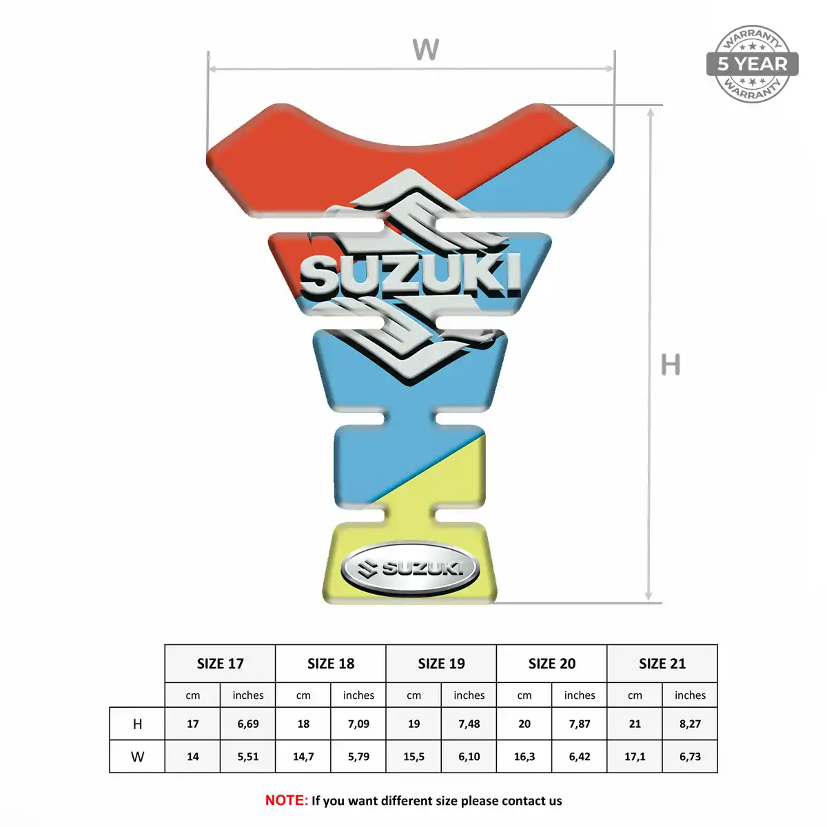 Suzuki Tank Pad Guard Superior Craft