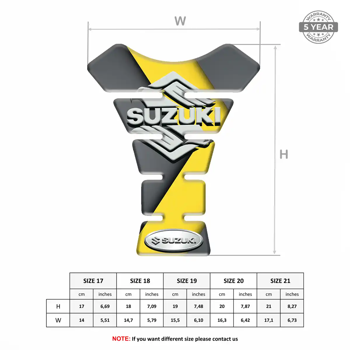 Suzuki Tank Pad Motorcycle Elite Edition