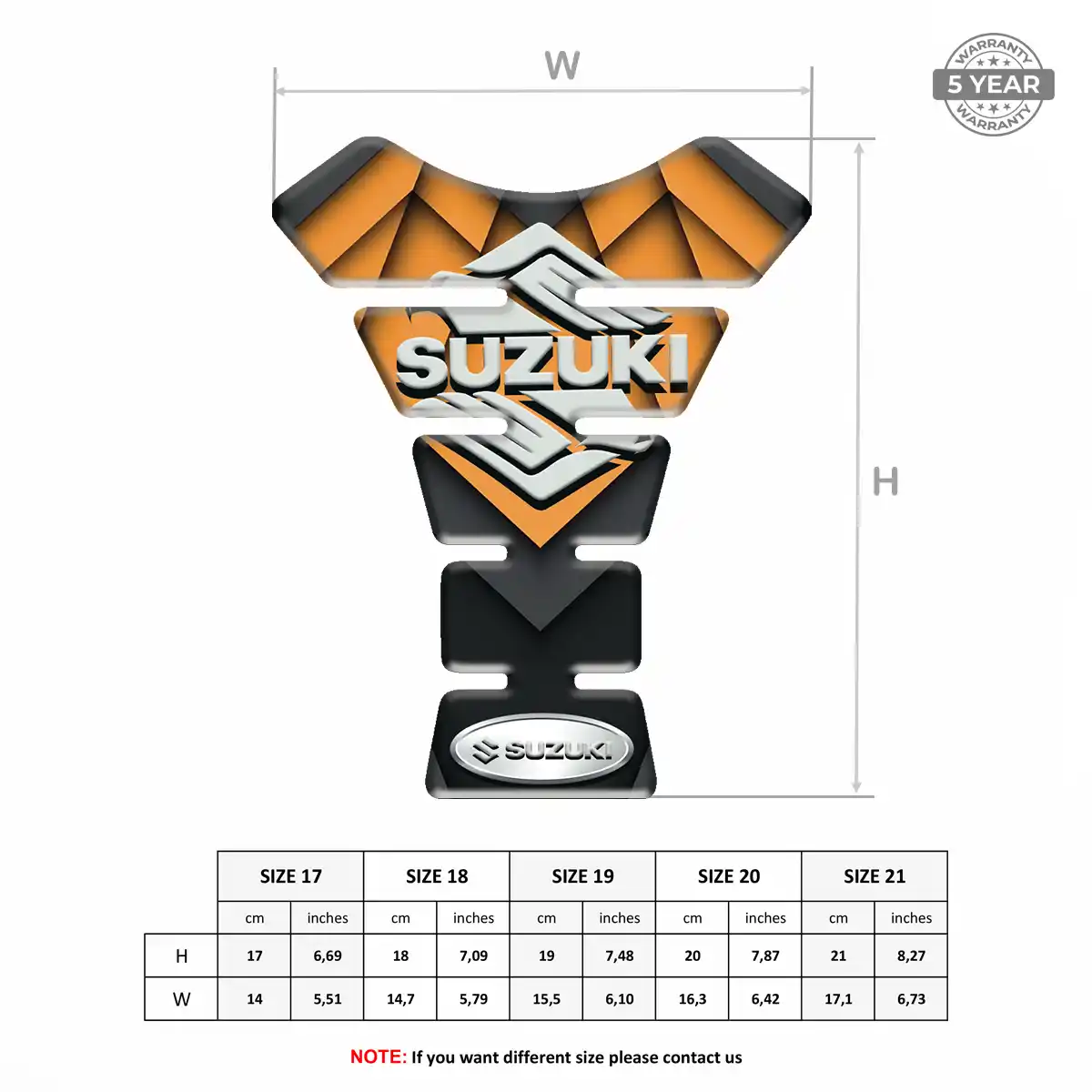 Suzuki Tank Pad Motorcycle Exclusive Series
