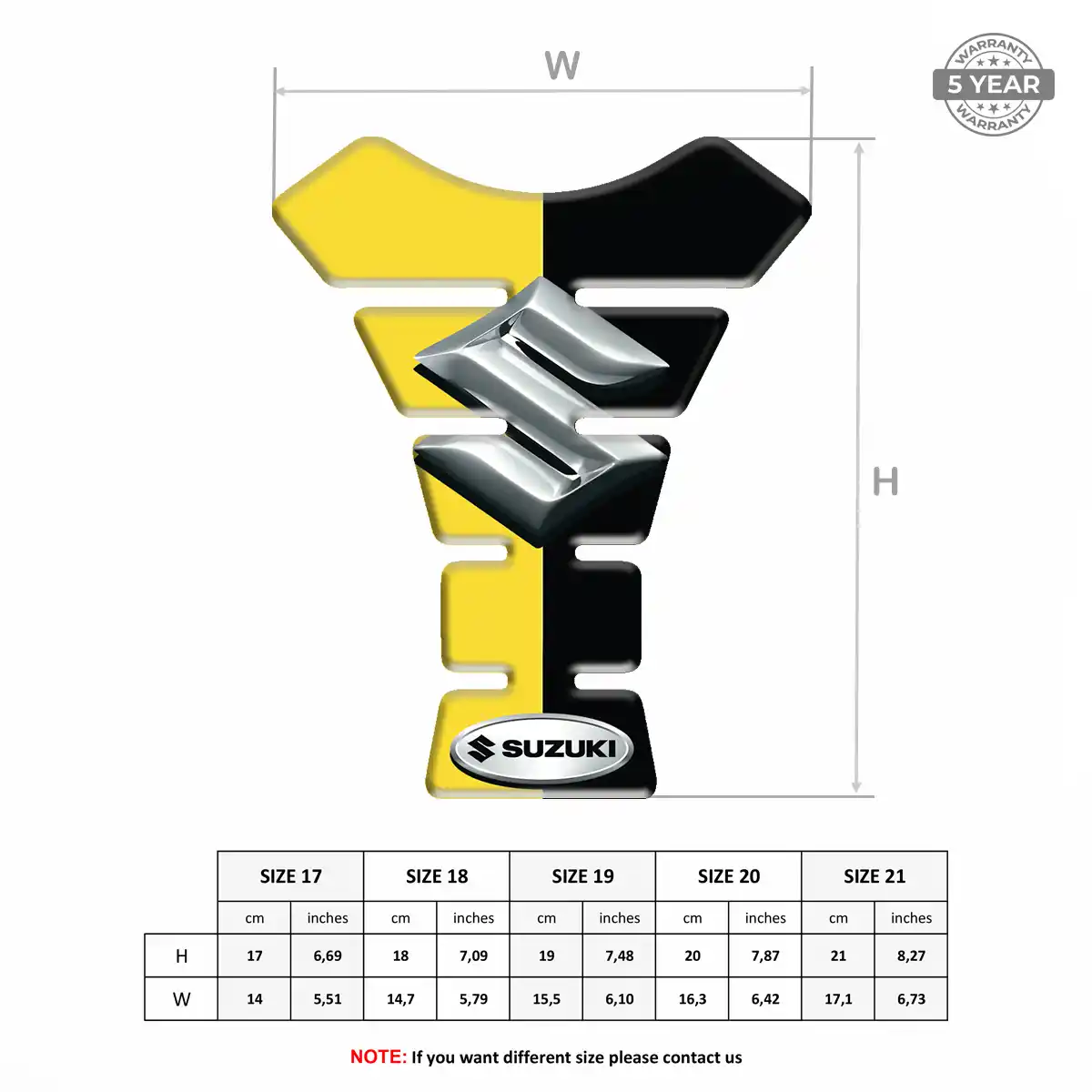 Suzuki Tank Pad Protector Elite Edition