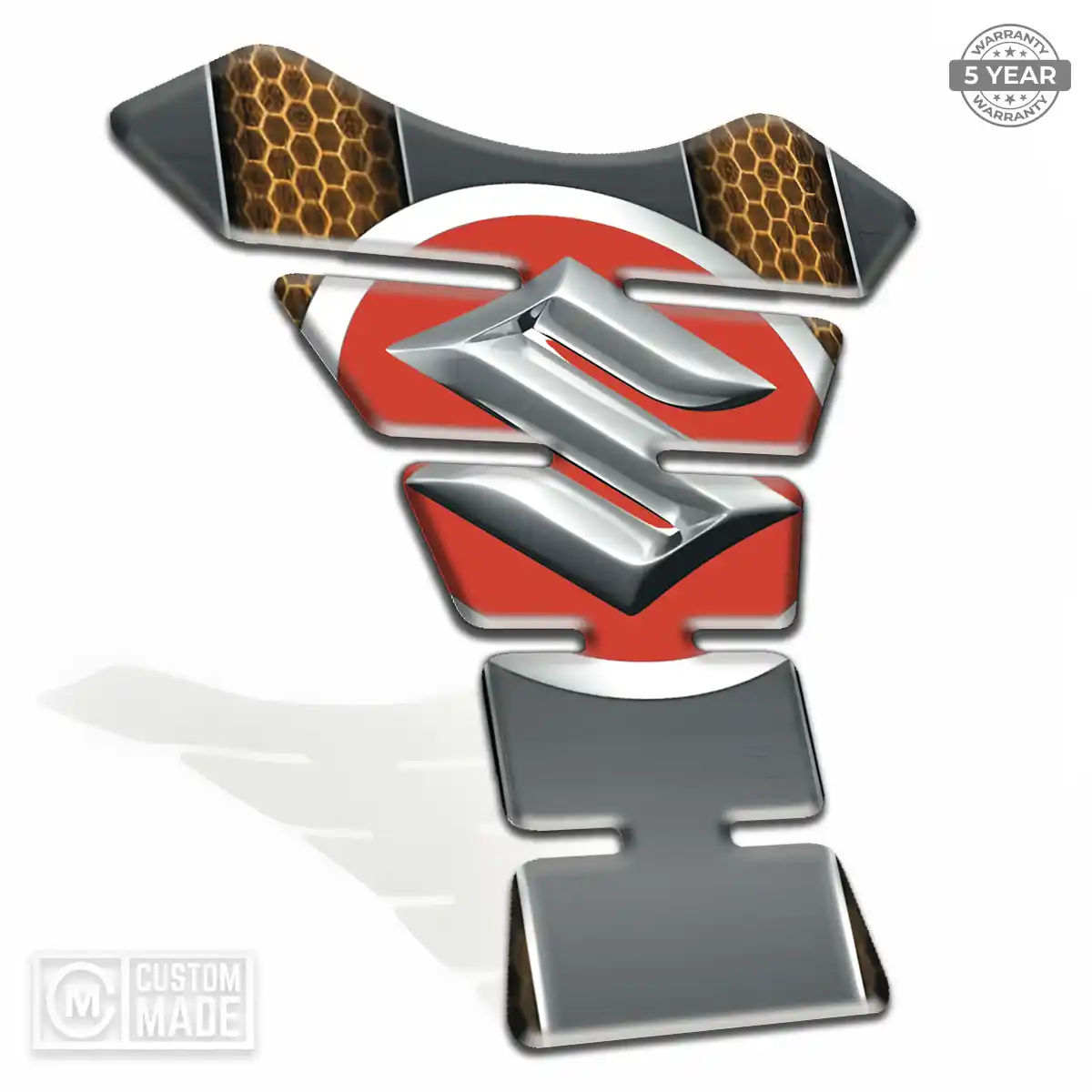 Suzuki Tank Pad Protector Motorbike Refined Design