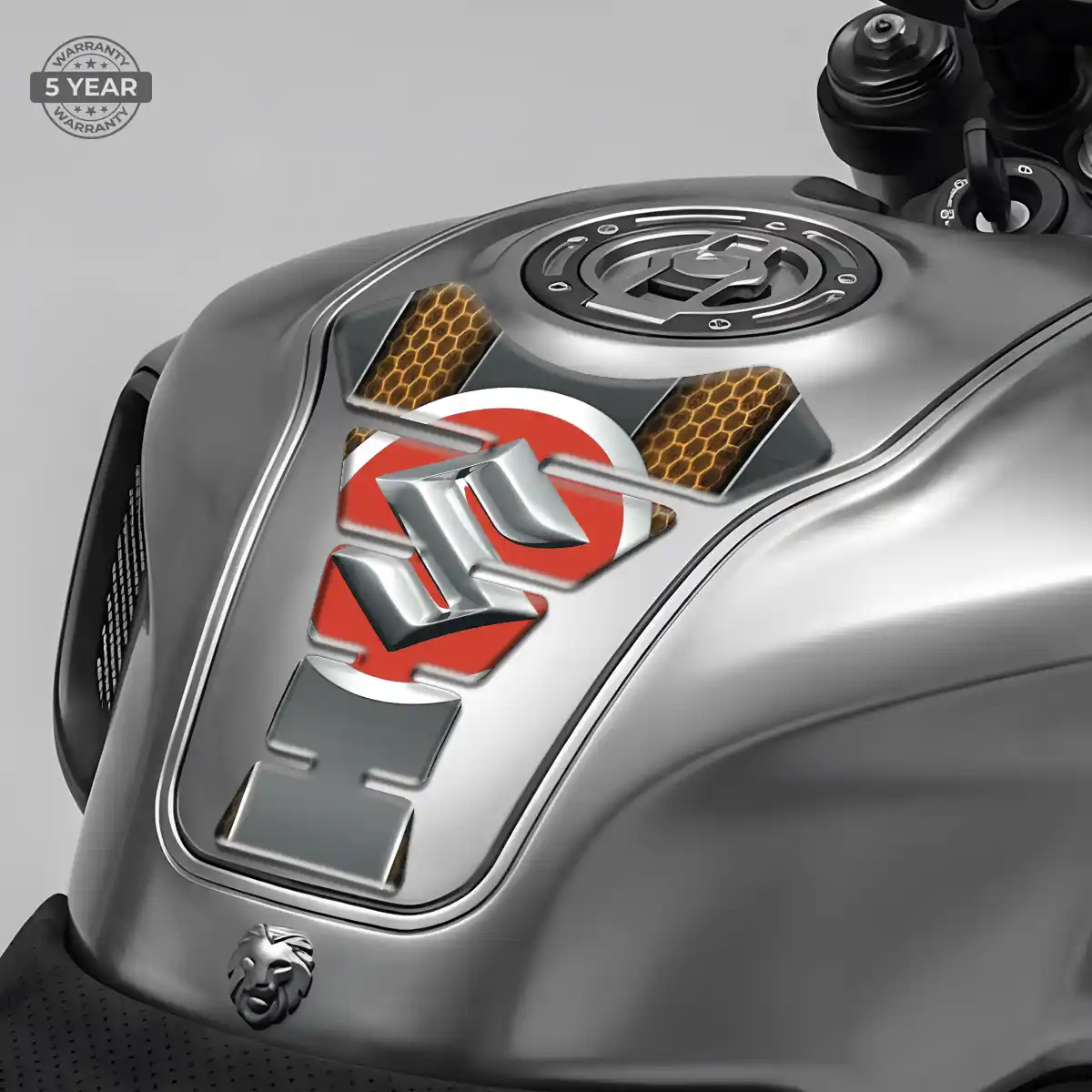 Suzuki Tank Pad Protector Motorbike Refined Design
