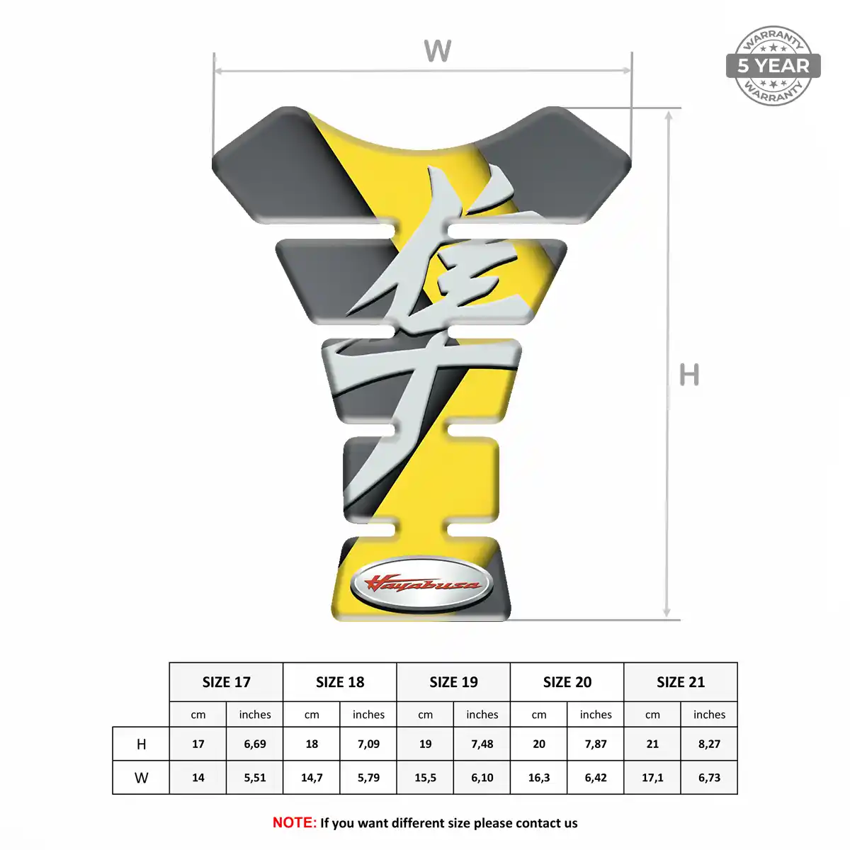 Suzuki Tank Pad Protector Motorcycle Signature Grade