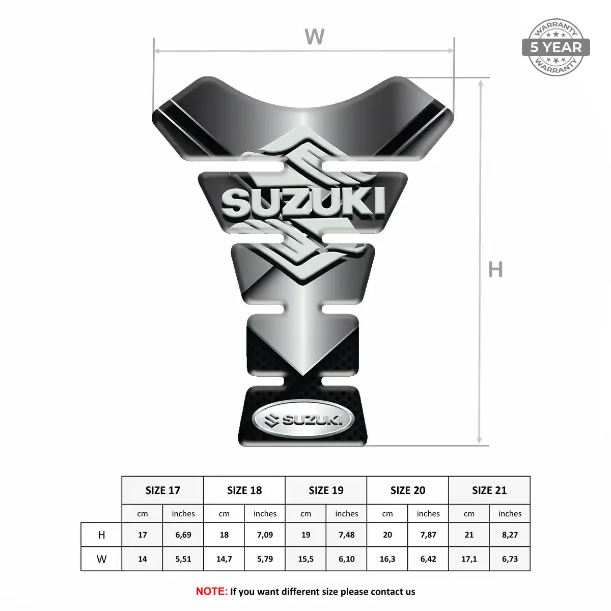 Suzuki Tank Pad Protector Superior Craft