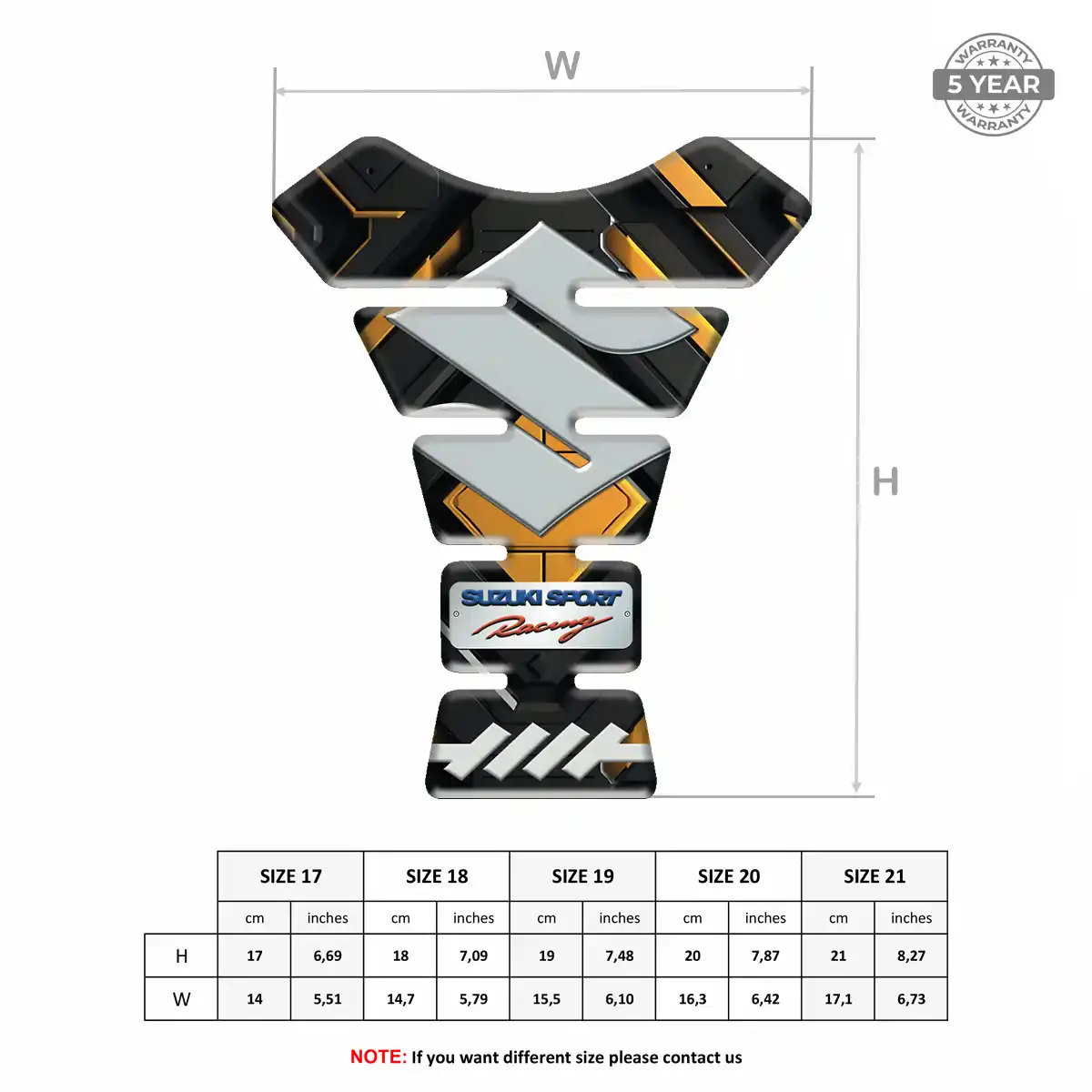 Suzuki Tank Pad Signature Grade