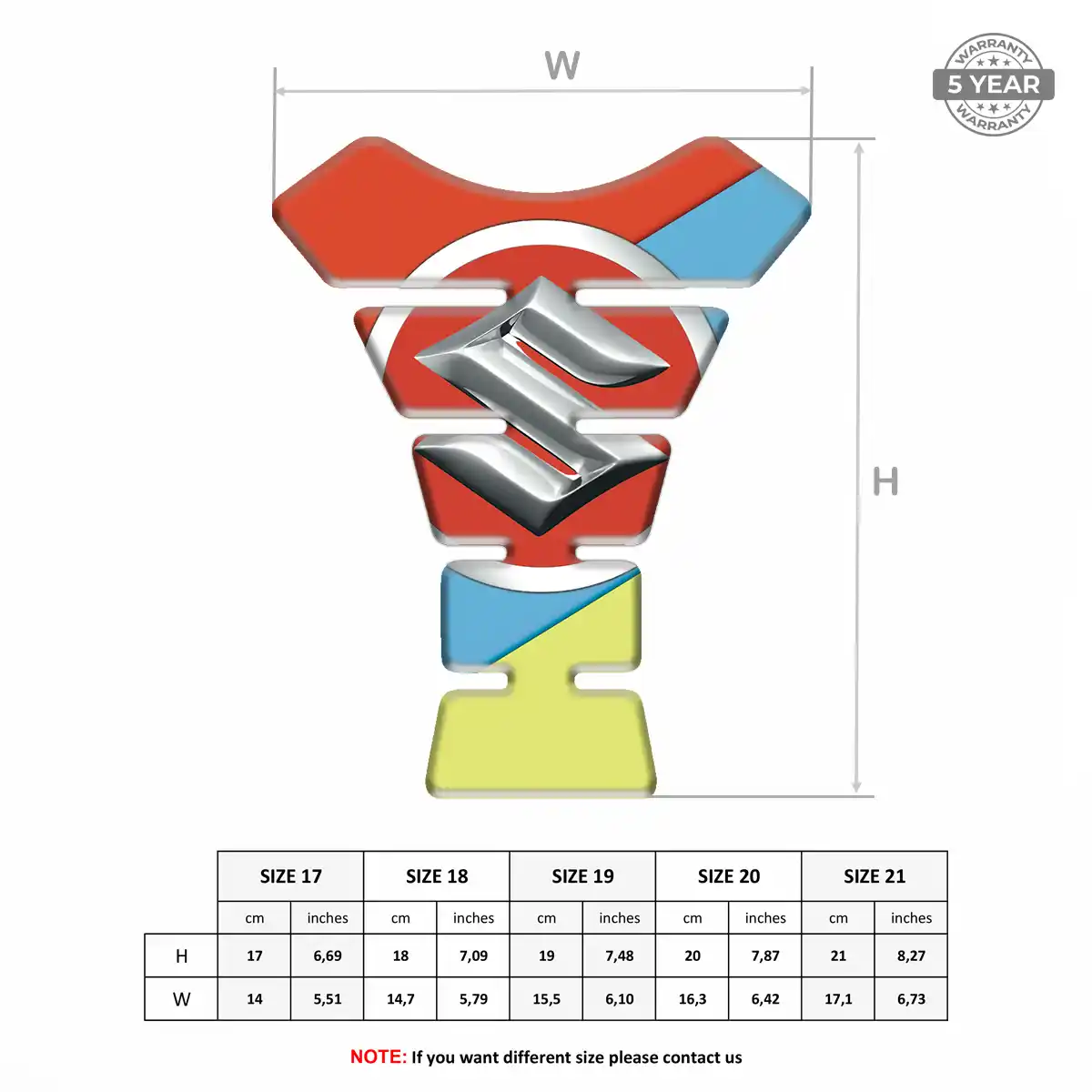 Suzuki Tank Pad Superior Craft