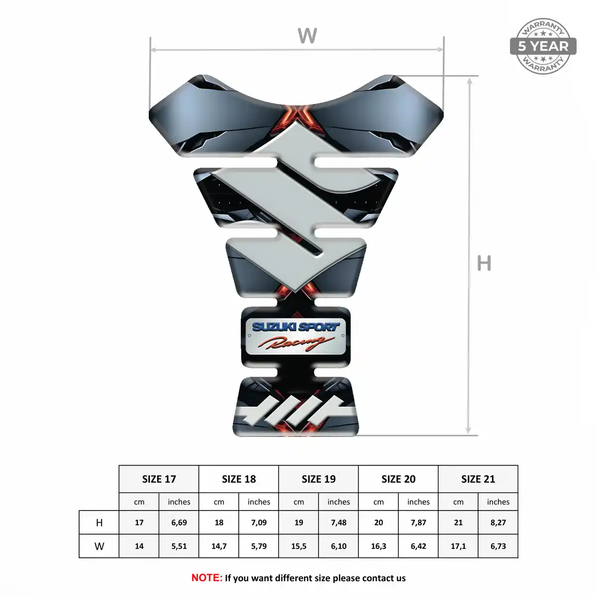 Suzuki Tank Pads Elite Edition