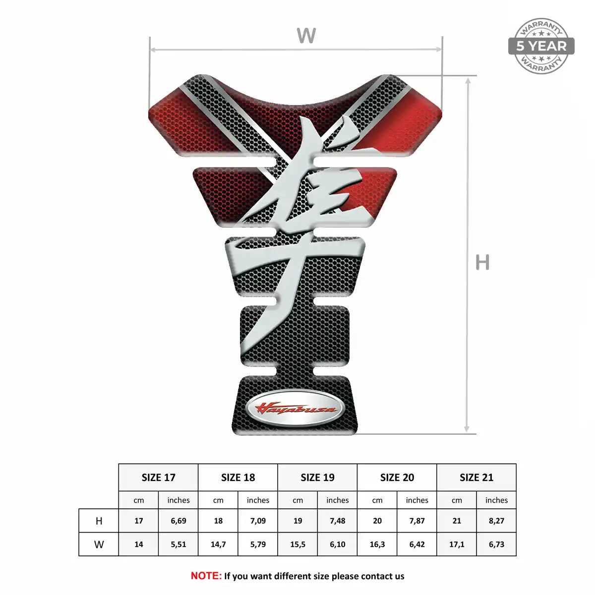 Suzuki Tank Pads Fuse Elite Edition