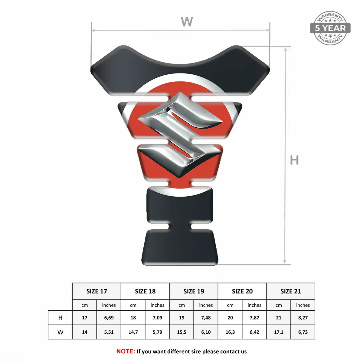 Suzuki Tank Pads Guards Elite Edition