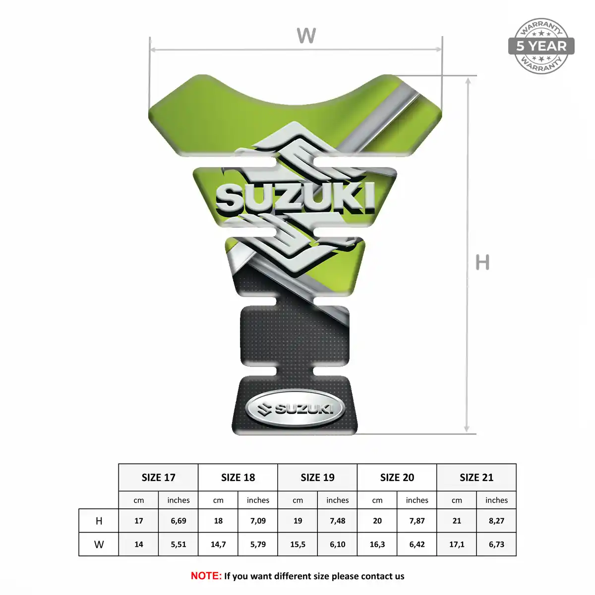 Suzuki Tank Pads Motorbike Superior Craft
