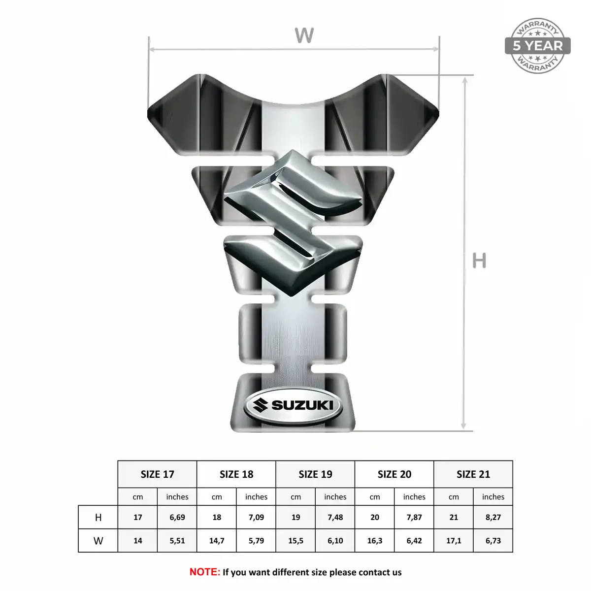 Suzuki Tank Pads Motorcycle Exclusive Series
