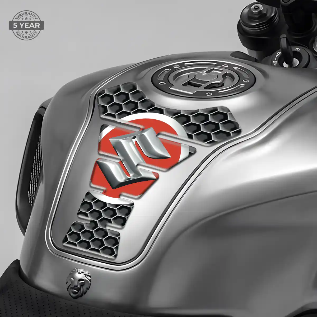 Suzuki Tank Pads Motorcycle Sleek Style