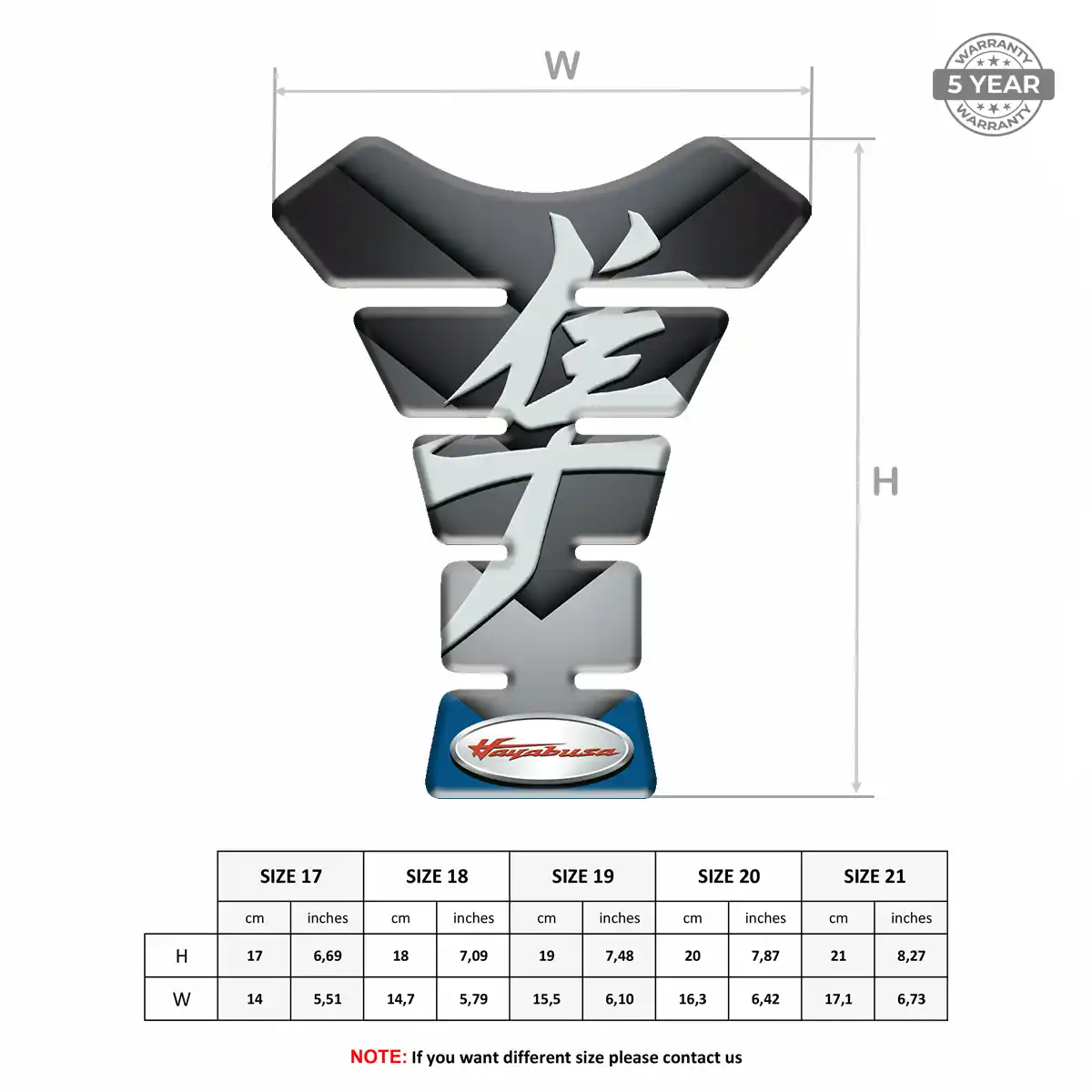 Suzuki Tank Pads Protector Elite Finish