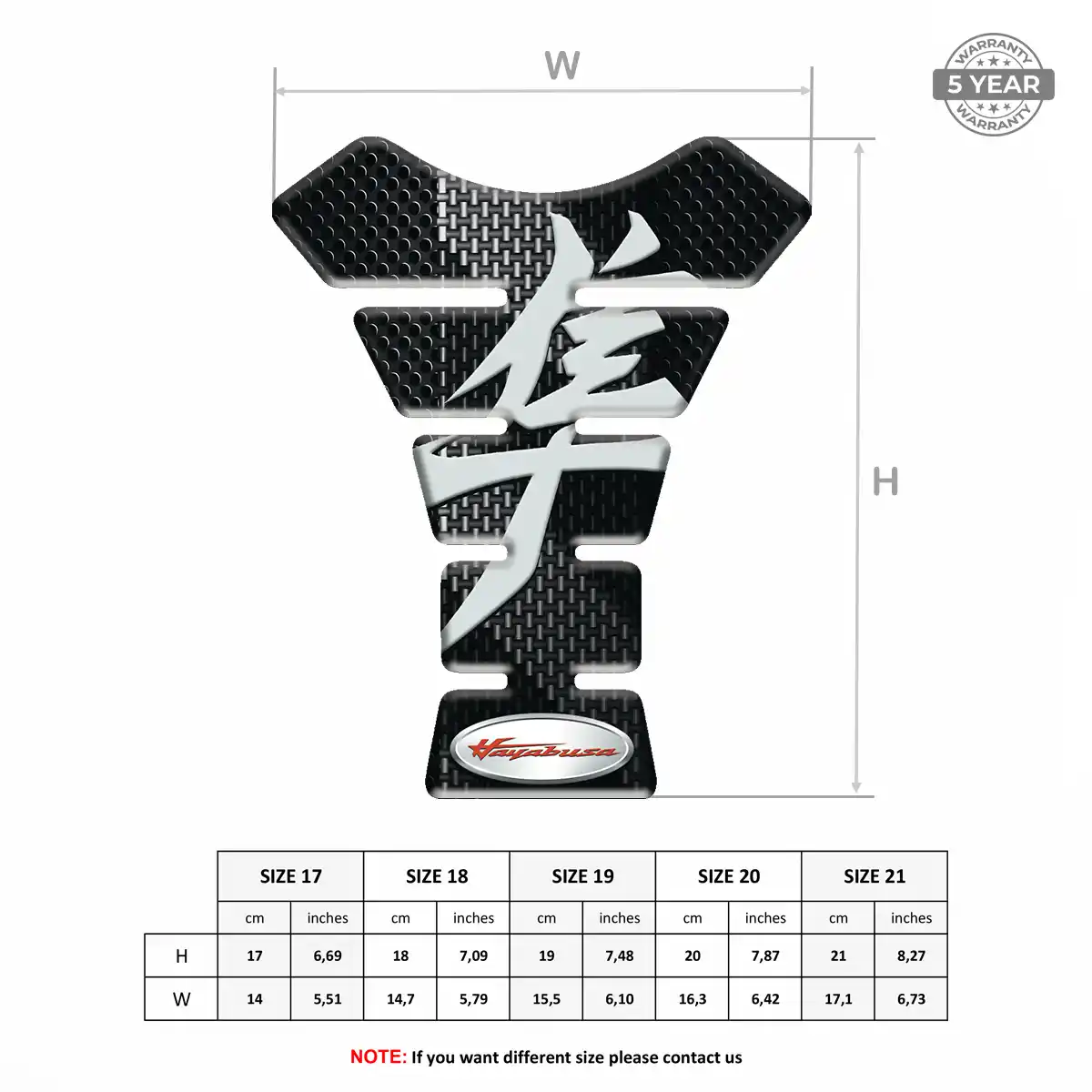 Suzuki Tank Pads Protector Motorbike Deluxe Edition
